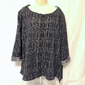 Croft & Barrow 3/4 Sleeve Thick Shirt 3X